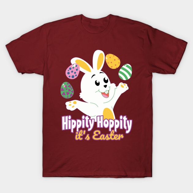 Hippity Hoppity It's Easter T-Shirt by Odetee